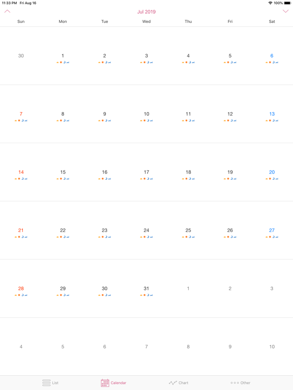 Simple Blood Glucose Note iPad screenshot 3 - Medical app