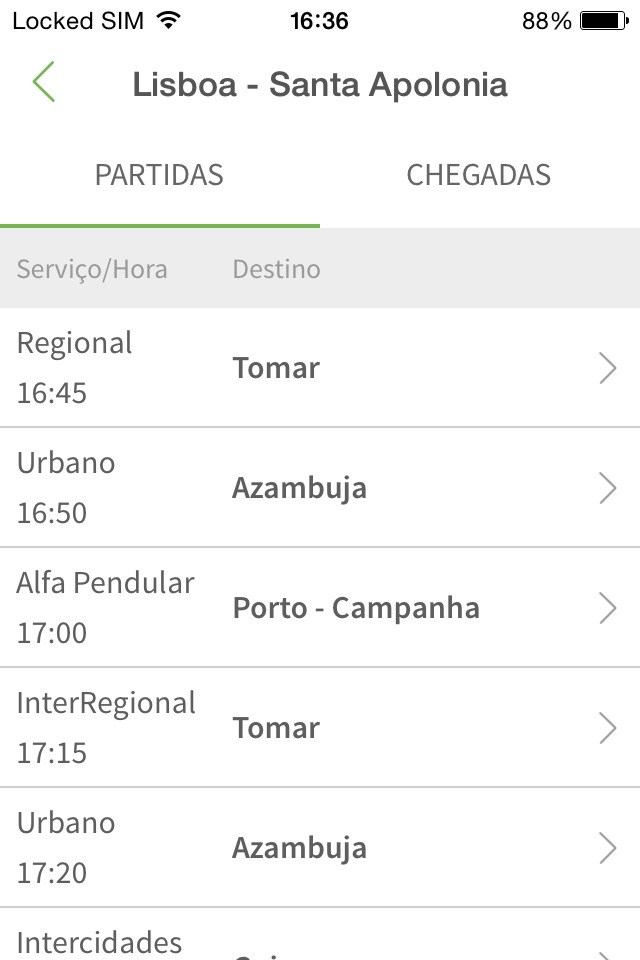 Comboios de Portugal screenshot 3