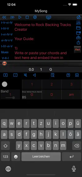 Game screenshot Rock Backing Tracks Creator apk