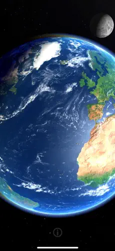 Screenshot 3 3D Earth ° previsión tiempo iphone