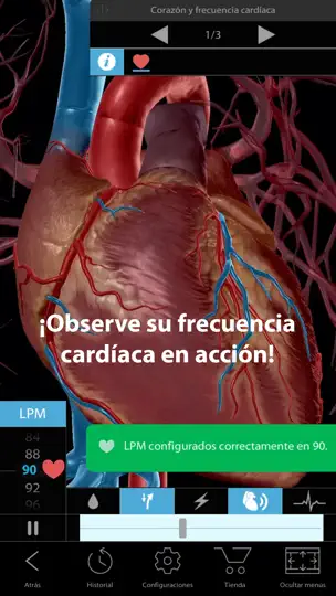 Captura de pantalla de Fisiología & Patología en iPhone 7