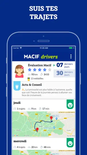 Capture d'écran de MACIF Drivers sur iPhone 1