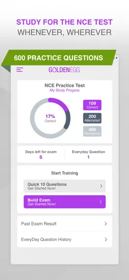 Game screenshot NCE Practice Test Pro mod apk