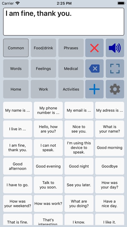 Speech Assistant AAC