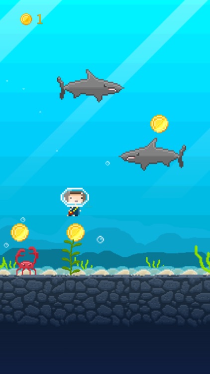 baby swimmer - ocean world