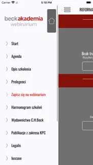 beck akademia iphone screenshot 2