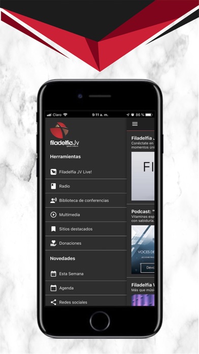 FiladelfiaJV APP Screenshot