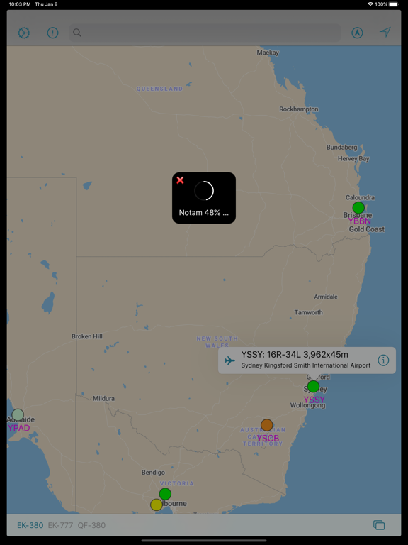Long Haul Pilot - LH Pilot iPad screenshot
