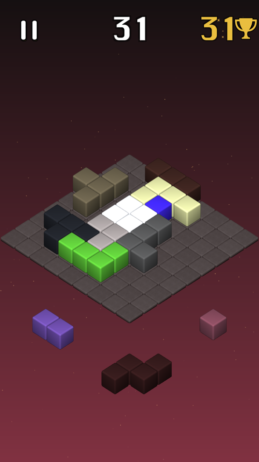 #8. Block Drop - 3d Cubes Puzzle (iOS) By: Fernando Gonzalez Frias