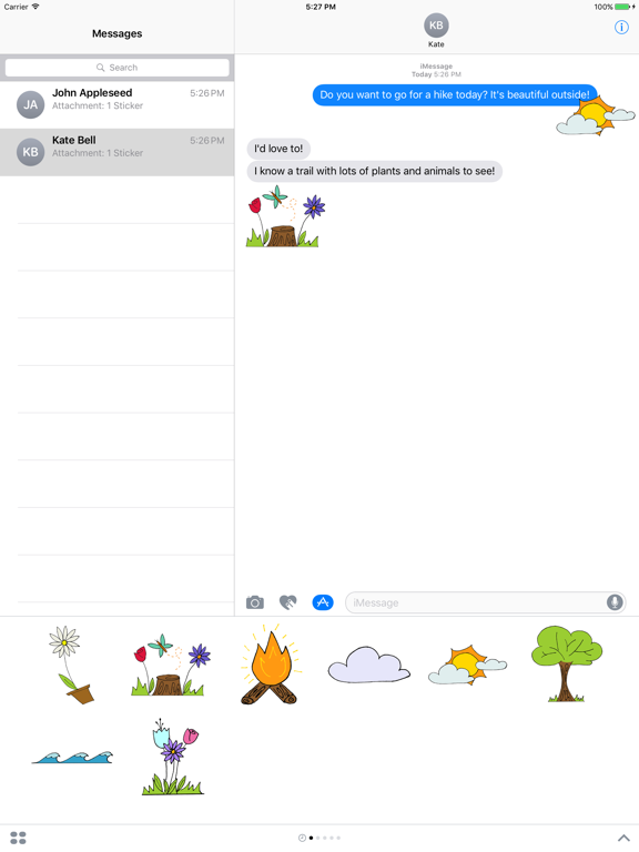 Screenshot #4 pour Outdoor Stickers