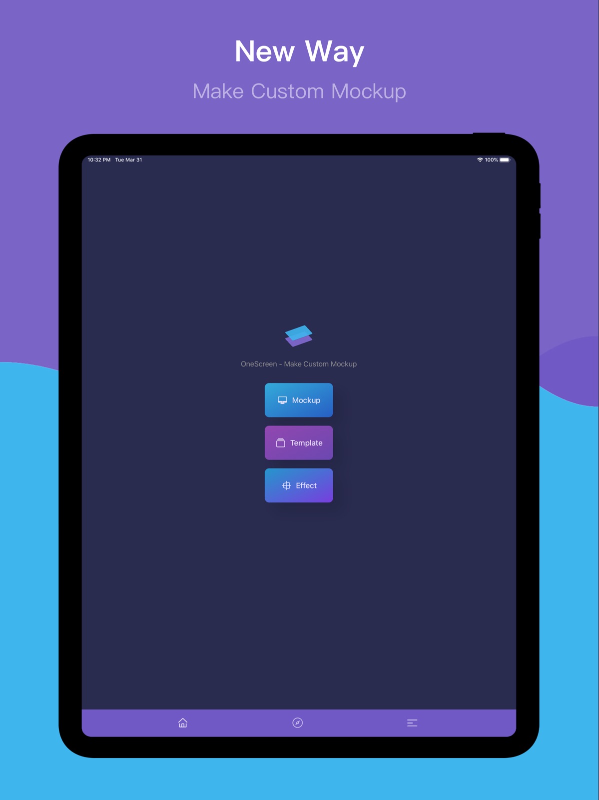 OneMockup - Make Custom Mockup ipad screenshot 1