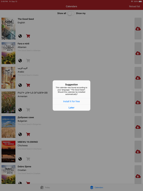 The Good Seed|The Lord is Near iPad screenshot 5 - Book app