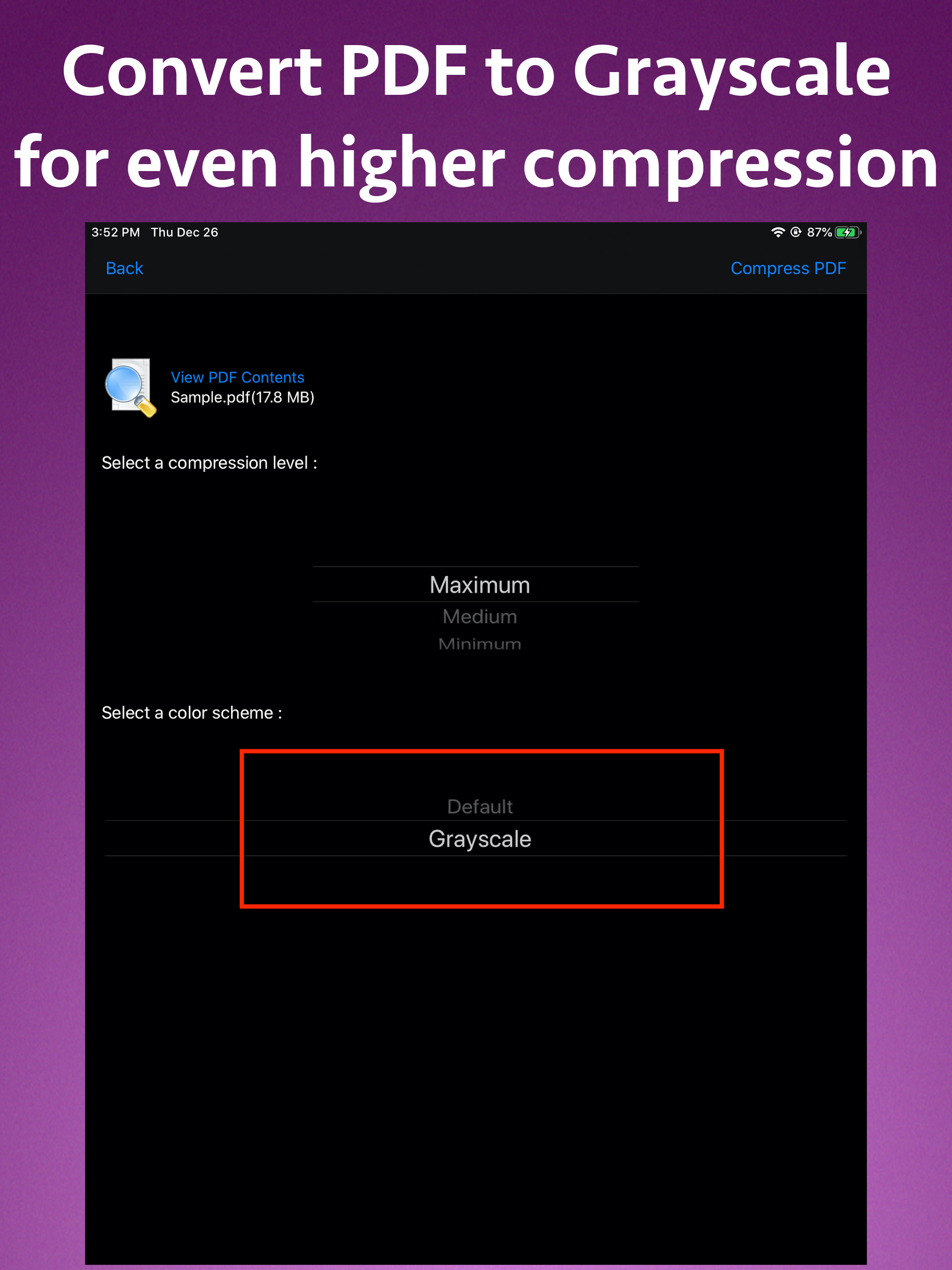 PDF Size Compressor screenshot 9