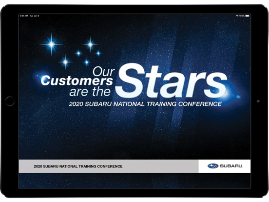 Subaru NTC 2020 iPad screenshot 4 - Productivity app