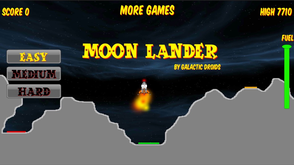 #1. Moon Lander Lunar Lander (iOS) 由: Galatic Droids