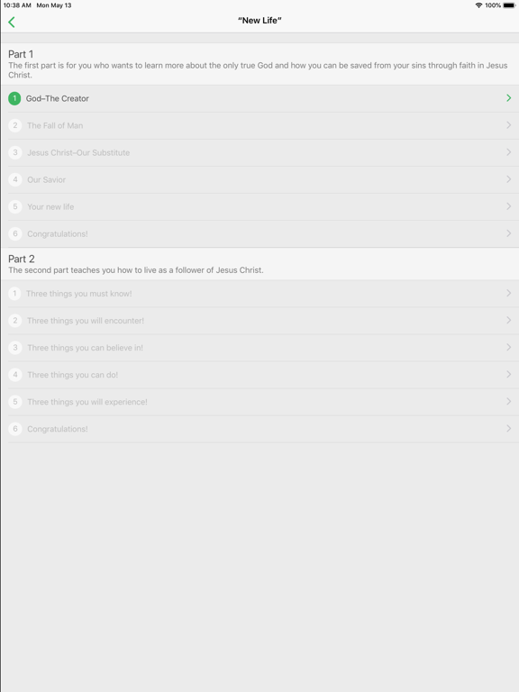 New Life School iPad screenshot 2 - Education app