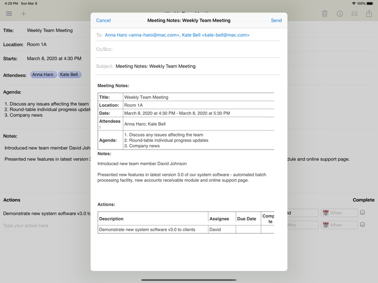 Meeting Notepad screenshot-3