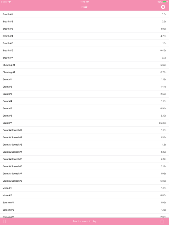 Oink - Pig Sounds iPad screenshot 1 - Entertainment app