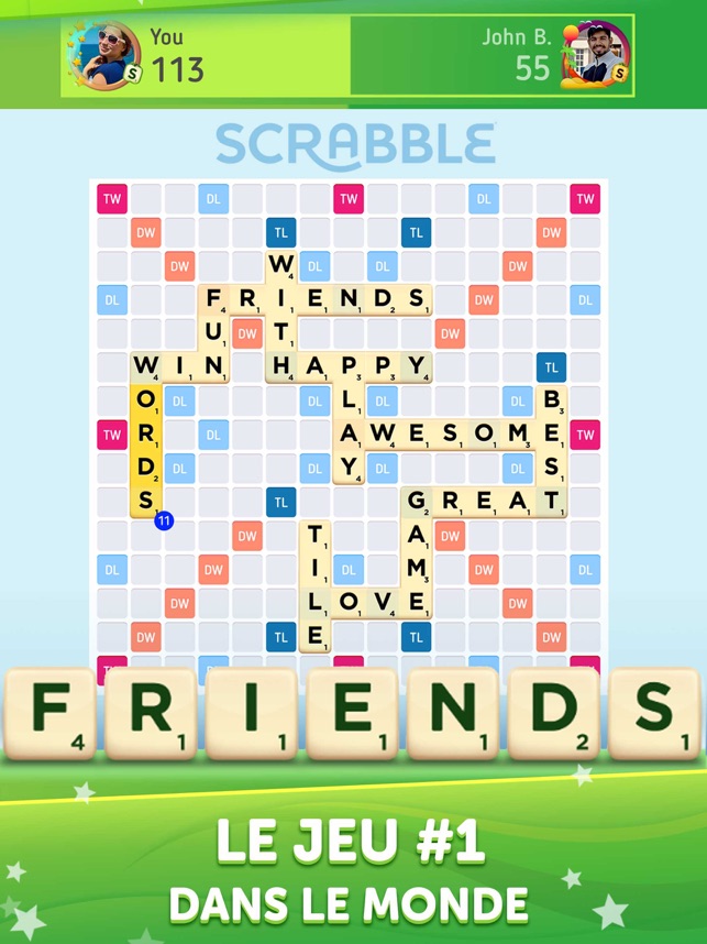 Mots entre Amis : le jeu façon Scrabble compatible iMessage et Apple Watch  - iPhoneSoft