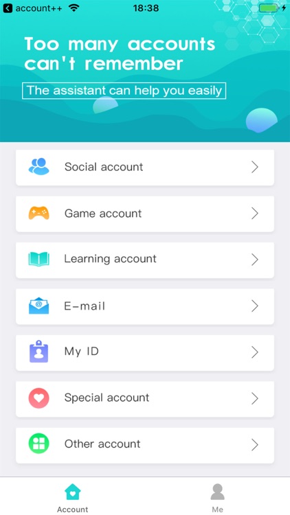 Account memo