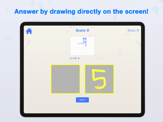 Captura de tela de Desenhe com Matemática