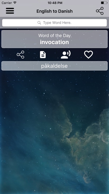 English To Danish Dictionary