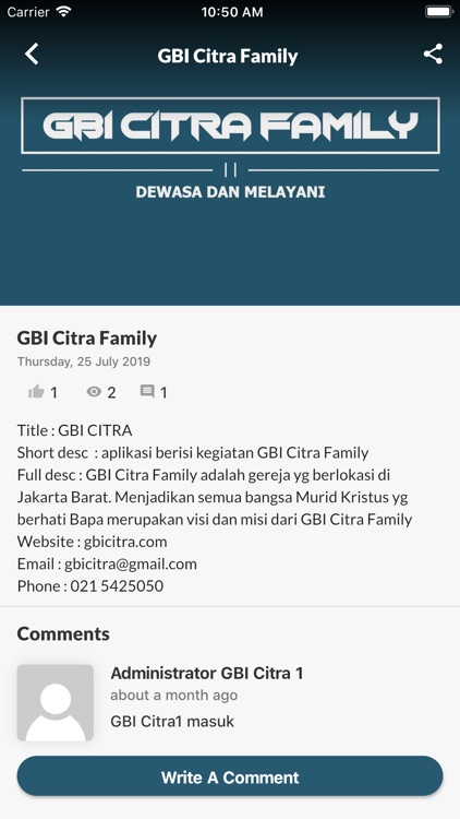 GBI Citra Family