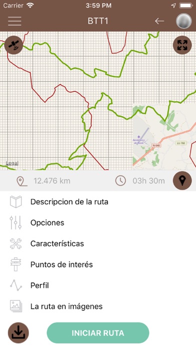 Caminos BTT screenshot 4