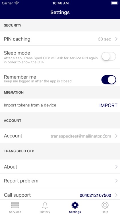 Trans Sped OTP screenshot-4
