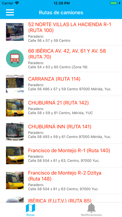 Transporte Yucatán screenshot 2