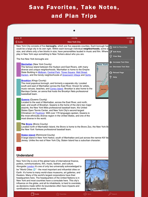 World Travel Guide Offline iPad screenshot 5 - Travel app
