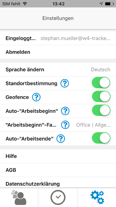 W4 - Tracker iPhone screenshot 4 - Productivity app