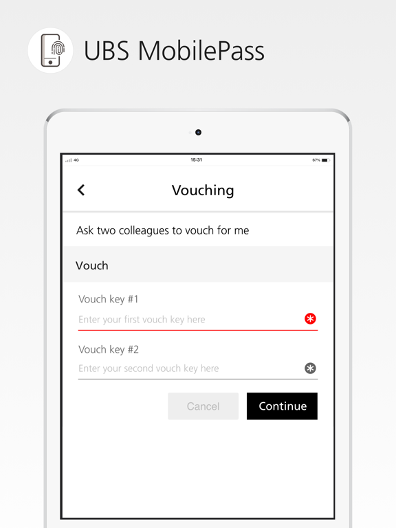 Screenshot #5 pour UBS MobilePass