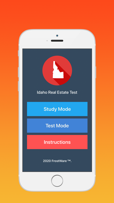 Idaho Real Estate Test Screenshot