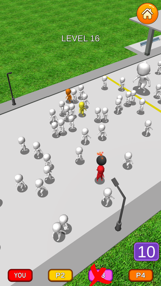 #5. Crowd Escape 3D (iOS) 由: Zhakaas Games LLP