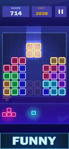 Glow Block Puzzle Legend screenshot #3 for iPhone