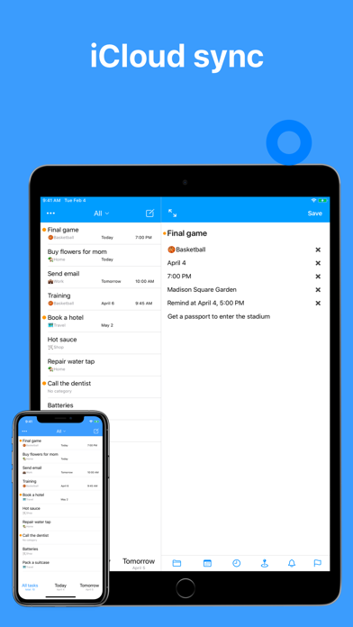 Taskline - task manager, notes screenshot