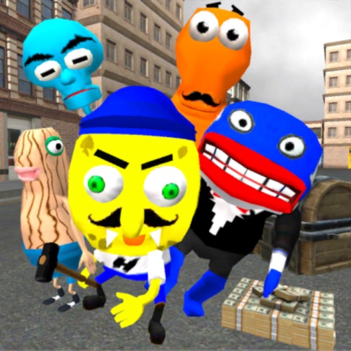 Sponge Simulator. Bottom City Icon