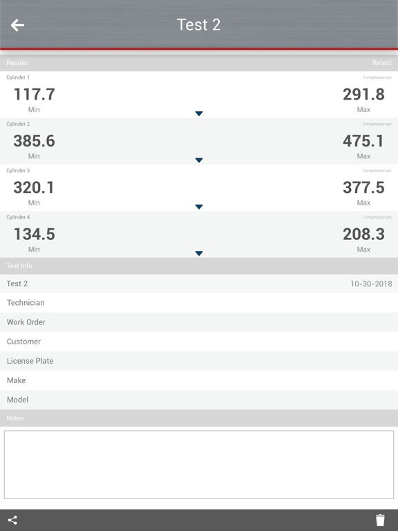 Screenshot #6 pour Wireless Pressure Tester