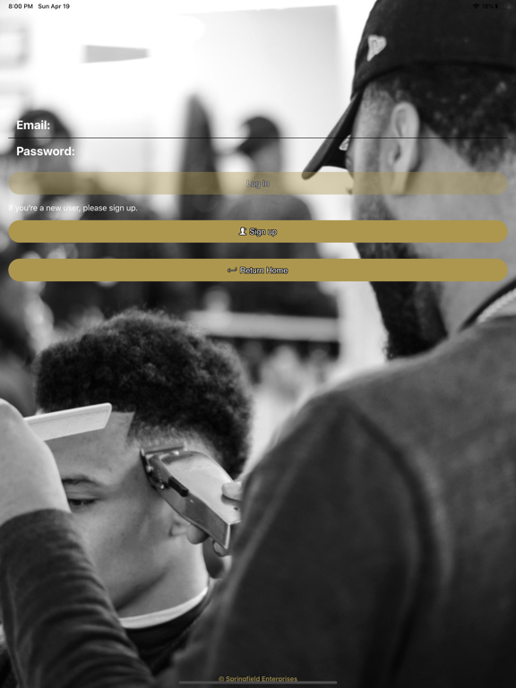 Kel The Barber iPad screenshot 6 - Business app