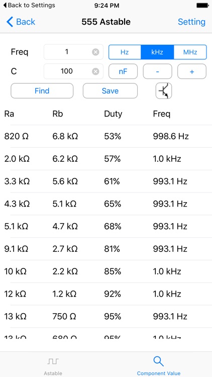 Timer 555 Calculator Pro screenshot-3