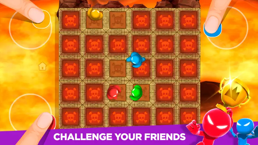 Stickman Party: 4 Player Games screenshot 4