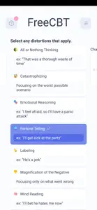 FreeCBT screenshot #2 for iPhone