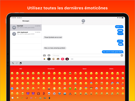 Screenshot #6 pour Symboles en clavier