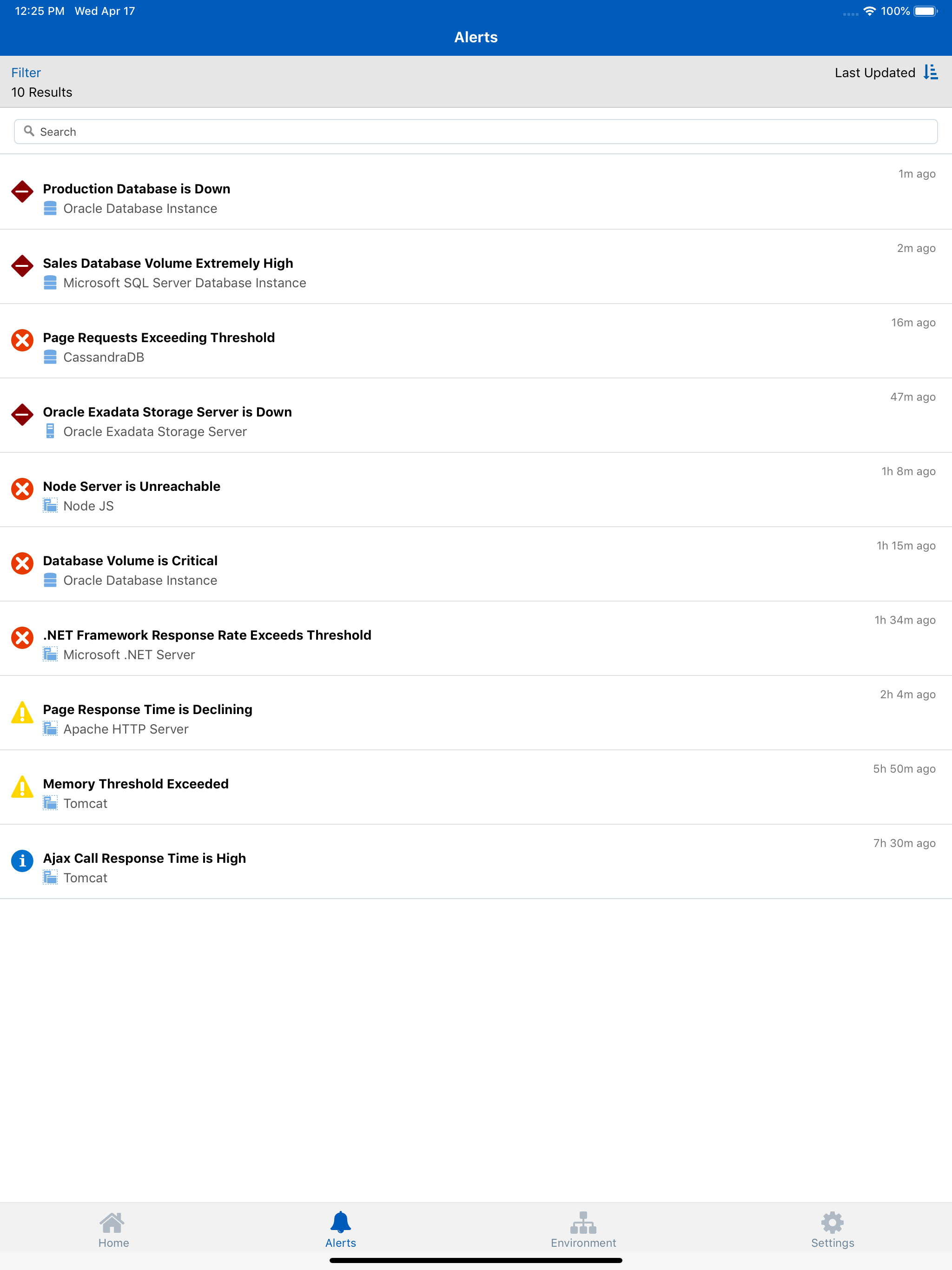Oracle Management Cloud Mobile screenshot 7
