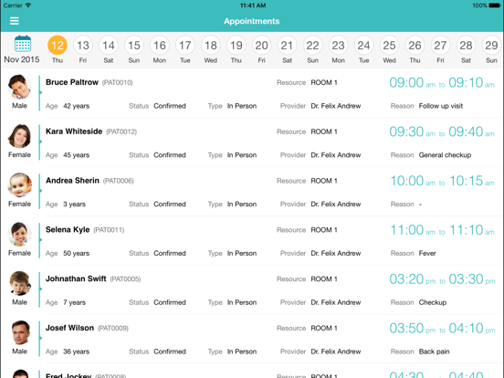 Screenshot #4 pour ChARM Chart Note