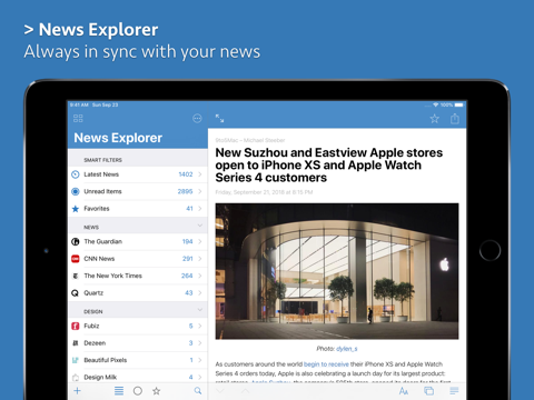 News Explorer screenshot 2