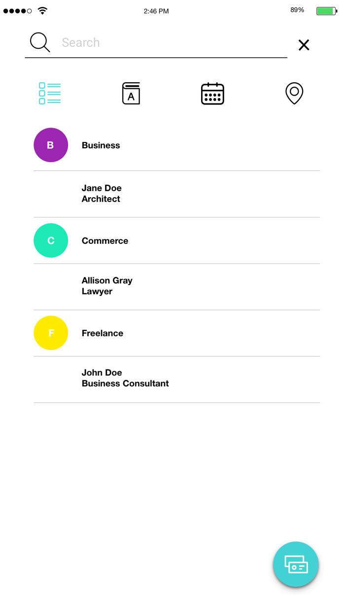 Swap - Contact Card Exchange