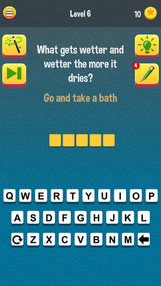 #5. Simply Riddles (iOS) 由: Garima Gupta