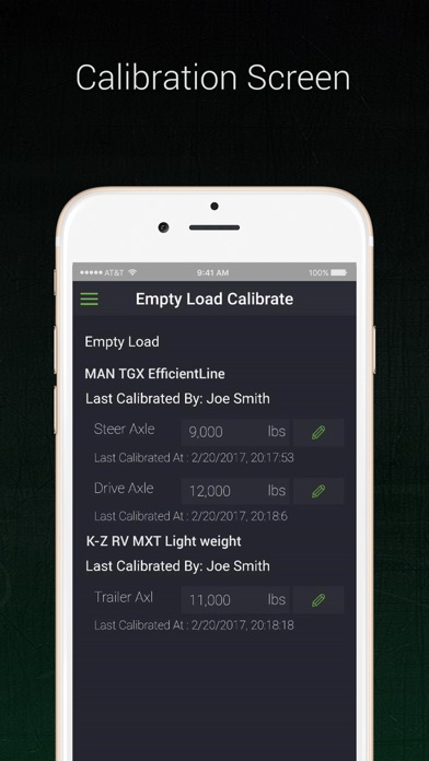 AppWeigh Truck Scale Screenshot